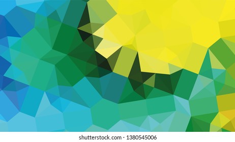 Geometric design. Colorful gradient mosaic background. Geometric triangle, mosaic, abstract background. Mosaic, color background. Mosaic texture. The effect of stained glass. EPS 10 Vector