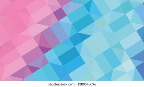 Geometric design. Colorful gradient mosaic background. Geometric triangle, mosaic, abstract background. Mosaic, color background. Mosaic texture. The effect of stained glass. EPS 10 Vector