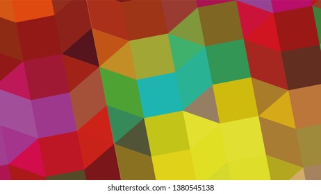 Geometric design. Colorful gradient mosaic background. Geometric triangle, mosaic, abstract background. Mosaic, color background. Mosaic texture. The effect of stained glass. EPS 10 Vector