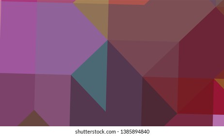Geometric design. Colorful gradient mosaic background. Geometric triangle, mosaic, abstract background. Mosaic, one-color background. Mosaic texture. The effect of stained glass. EPS 10 Vector