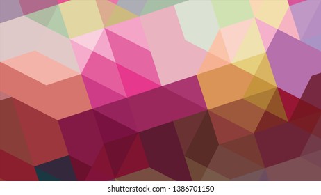 Geometric design. Colorful gradient mosaic background. Geometric triangle, mosaic, abstract background. The effect of stained glass. EPS 10 Vector 