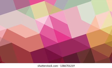 Geometric design. Colorful gradient mosaic background. Geometric triangle, mosaic, abstract background. The effect of stained glass. EPS 10 Vector 