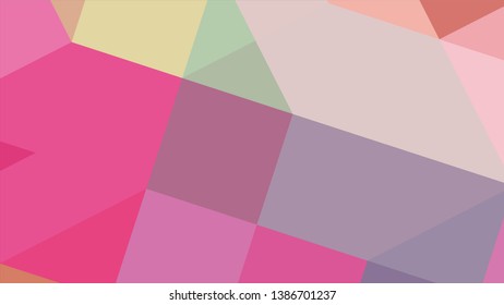 Geometric design. Colorful gradient mosaic background. Geometric triangle, mosaic, abstract background. The effect of stained glass. EPS 10 Vector 