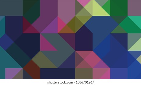 Geometric design. Colorful gradient mosaic background. Geometric triangle, mosaic, abstract background. The effect of stained glass. EPS 10 Vector 