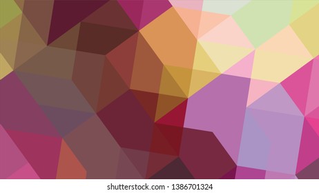 Geometric design. Colorful gradient mosaic background. Geometric triangle, mosaic, abstract background. The effect of stained glass. EPS 10 Vector 