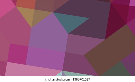 Geometric design. Colorful gradient mosaic background. Geometric triangle, mosaic, abstract background. The effect of stained glass. EPS 10 Vector 