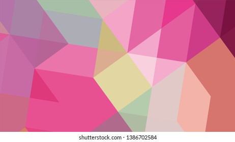 Geometric design. Colorful gradient mosaic background. Geometric triangle, mosaic, abstract background. The effect of stained glass. EPS 10 Vector 