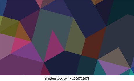 Geometric design. Colorful gradient mosaic background. Geometric triangle, mosaic, abstract background. The effect of stained glass. EPS 10 Vector 