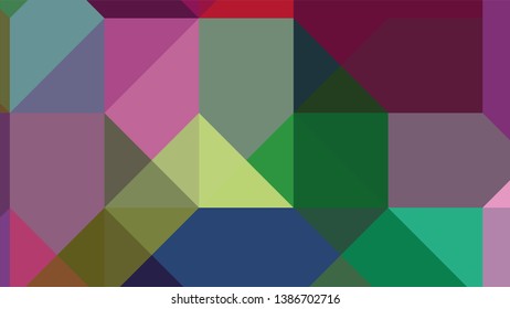 Geometric design. Colorful gradient mosaic background. Geometric triangle, mosaic, abstract background. The effect of stained glass. EPS 10 Vector 