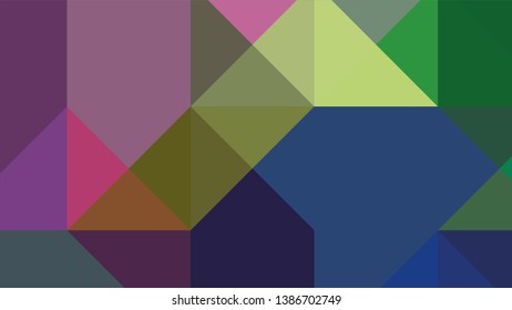 Geometric design. Colorful gradient mosaic background. Geometric triangle, mosaic, abstract background. The effect of stained glass. EPS 10 Vector 