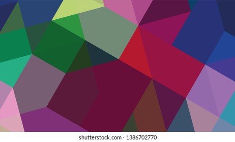 Geometric design. Colorful gradient mosaic background. Geometric triangle, mosaic, abstract background. The effect of stained glass. EPS 10 Vector 