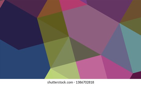 Geometric design. Colorful gradient mosaic background. Geometric triangle, mosaic, abstract background. The effect of stained glass. EPS 10 Vector 