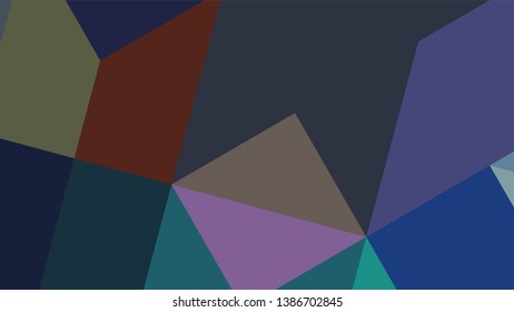 Geometric design. Colorful gradient mosaic background. Geometric triangle, mosaic, abstract background. The effect of stained glass. EPS 10 Vector 