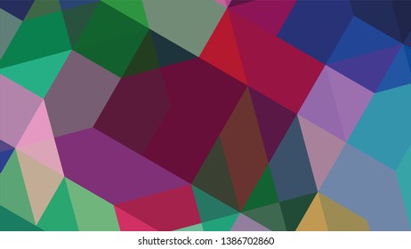 Geometric design. Colorful gradient mosaic background. Geometric triangle, mosaic, abstract background. The effect of stained glass. EPS 10 Vector 