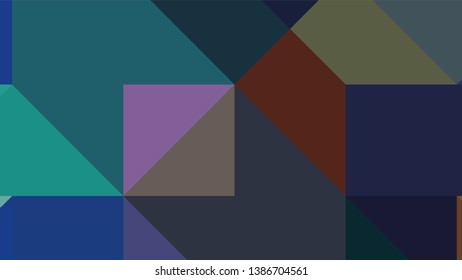 Geometric design. Colorful gradient mosaic background. Geometric triangle, mosaic, abstract background. The effect of stained glass. EPS 10 Vector 