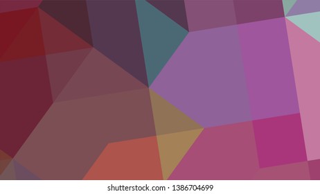 Geometric design. Colorful gradient mosaic background. Geometric triangle, mosaic, abstract background. The effect of stained glass. EPS 10 Vector 