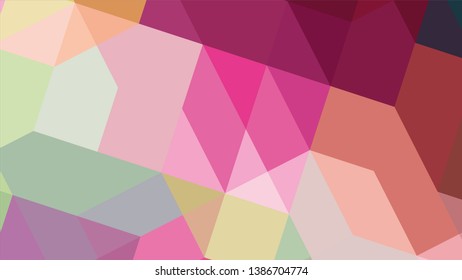 Geometric design. Colorful gradient mosaic background. Geometric triangle, mosaic, abstract background. The effect of stained glass. EPS 10 Vector 