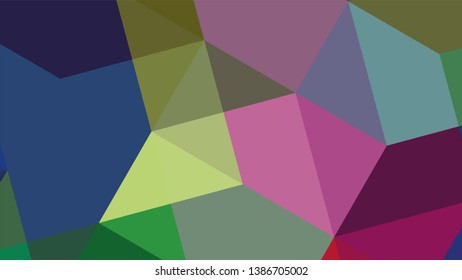 Geometric design. Colorful gradient mosaic background. Geometric triangle, mosaic, abstract background. The effect of stained glass. EPS 10 Vector 