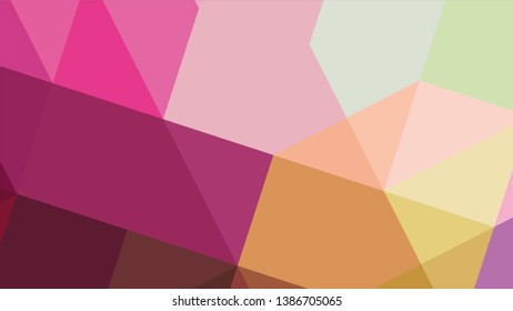 Geometric design. Colorful gradient mosaic background. Geometric triangle, mosaic, abstract background. The effect of stained glass. EPS 10 Vector 