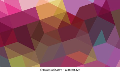 Geometric design. Colorful gradient mosaic background. Geometric triangle, mosaic, abstract background. Mosaic, color background. Mosaic texture. The effect of stained glass. EPS 10 Vector