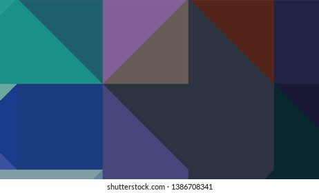 Geometric design. Colorful gradient mosaic background. Geometric triangle, mosaic, abstract background. The effect of stained glass. EPS 10 Vector 