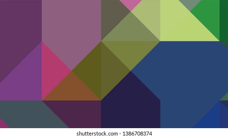 Geometric design. Colorful gradient mosaic background. Geometric triangle, mosaic, abstract background. The effect of stained glass. EPS 10 Vector 