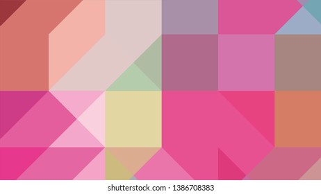 Geometric design. Colorful gradient mosaic background. Geometric triangle, mosaic, abstract background. The effect of stained glass. EPS 10 Vector 