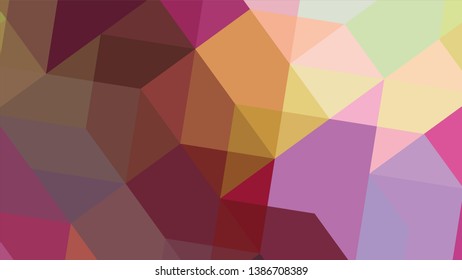 Geometric design. Colorful gradient mosaic background. Geometric triangle, mosaic, abstract background. Mosaic, color background. Mosaic texture. The effect of stained glass. EPS 10 Vector