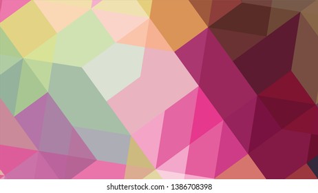 Geometric design. Colorful gradient mosaic background. Geometric triangle, mosaic, abstract background. Mosaic, color background. Mosaic texture. The effect of stained glass. EPS 10 Vector