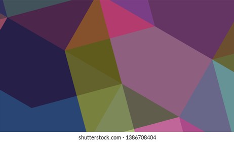 Geometric design. Colorful gradient mosaic background. Geometric triangle, mosaic, abstract background. Mosaic, color background. Mosaic texture. The effect of stained glass. EPS 10 Vector