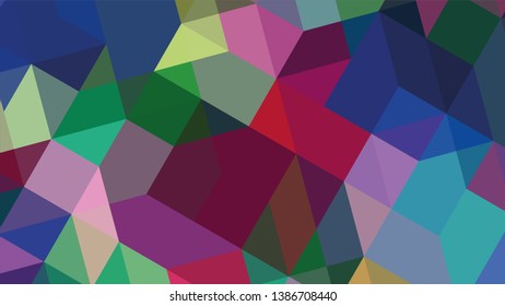 Geometric design. Colorful gradient mosaic background. Geometric triangle, mosaic, abstract background. Mosaic, color background. Mosaic texture. The effect of stained glass. EPS 10 Vector