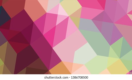 Geometric design. Colorful gradient mosaic background. Geometric triangle, mosaic, abstract background. Mosaic, color background. Mosaic texture. The effect of stained glass. EPS 10 Vector