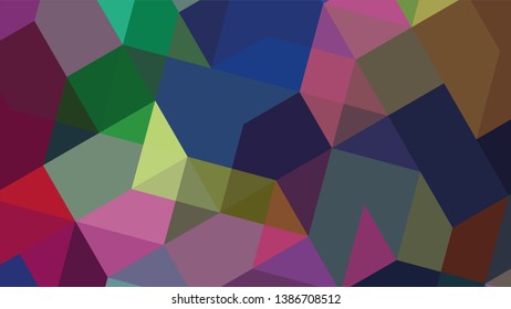 Geometric design. Colorful gradient mosaic background. Geometric triangle, mosaic, abstract background. Mosaic, color background. Mosaic texture. The effect of stained glass. EPS 10 Vector