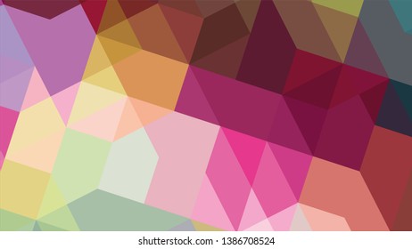 Geometric design. Colorful gradient mosaic background. Geometric triangle, mosaic, abstract background. Mosaic, color background. Mosaic texture. The effect of stained glass. EPS 10 Vector