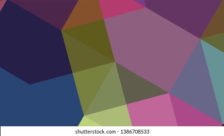 Geometric design. Colorful gradient mosaic background. Geometric triangle, mosaic, abstract background. Mosaic, color background. Mosaic texture. The effect of stained glass. EPS 10 Vector