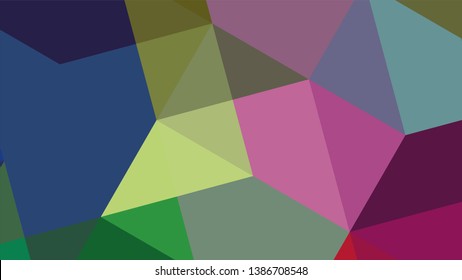 Geometric design. Colorful gradient mosaic background. Geometric triangle, mosaic, abstract background. The effect of stained glass. EPS 10 Vector 