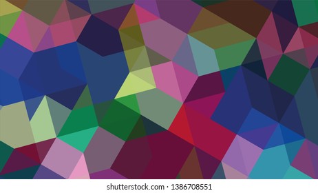Geometric design. Colorful gradient mosaic background. Geometric triangle, mosaic, abstract background. Mosaic, color background. Mosaic texture. The effect of stained glass. EPS 10 Vector