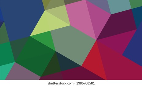 Geometric design. Colorful gradient mosaic background. Geometric triangle, mosaic, abstract background. The effect of stained glass. EPS 10 Vector 
