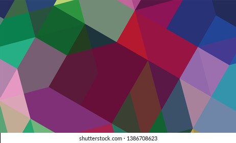 Geometric design. Colorful gradient mosaic background. Geometric triangle, mosaic, abstract background. Mosaic, color background. Mosaic texture. The effect of stained glass. EPS 10 Vector