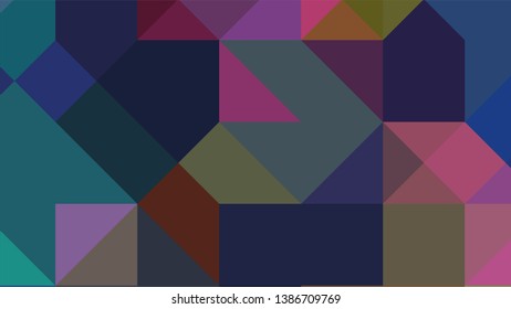 Geometric design. Colorful gradient mosaic background. Geometric triangle, mosaic, abstract background. Mosaic, color background. Mosaic texture. The effect of stained glass. EPS 10 Vector