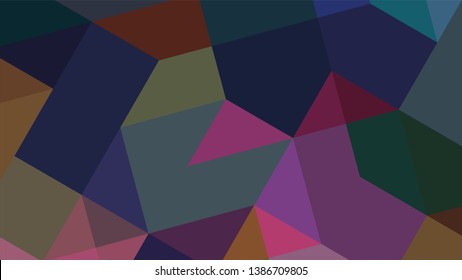 Geometric design. Colorful gradient mosaic background. Geometric triangle, mosaic, abstract background. Mosaic, color background. Mosaic texture. The effect of stained glass. EPS 10 Vector