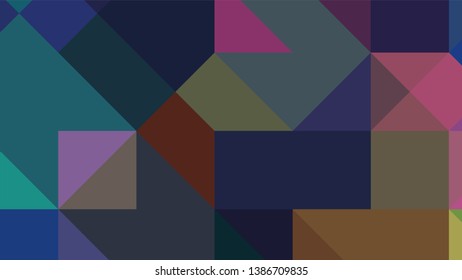 Geometric design. Colorful gradient mosaic background. Geometric triangle, mosaic, abstract background. Mosaic, color background. Mosaic texture. The effect of stained glass. EPS 10 Vector