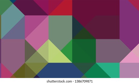 Geometric design. Colorful gradient mosaic background. Geometric triangle, mosaic, abstract background. Mosaic, color background. Mosaic texture. The effect of stained glass. EPS 10 Vector