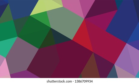 Geometric design. Colorful gradient mosaic background. Geometric triangle, mosaic, abstract background. Mosaic, color background. Mosaic texture. The effect of stained glass. EPS 10 Vector