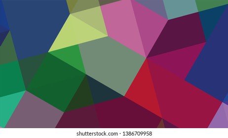 Geometric design. Colorful gradient mosaic background. Geometric triangle, mosaic, abstract background. Mosaic, color background. Mosaic texture. The effect of stained glass. EPS 10 Vector
