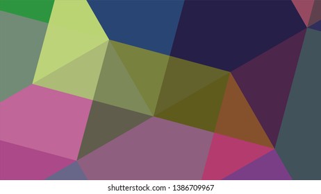 Geometric design. Colorful gradient mosaic background. Geometric triangle, mosaic, abstract background. Mosaic, color background. Mosaic texture. The effect of stained glass. EPS 10 Vector