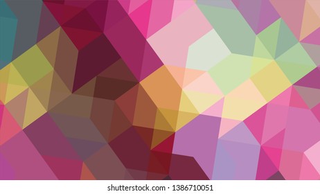 Geometric design. Colorful gradient mosaic background. Geometric triangle, mosaic, abstract background. Mosaic, color background. Mosaic texture. The effect of stained glass. EPS 10 Vector