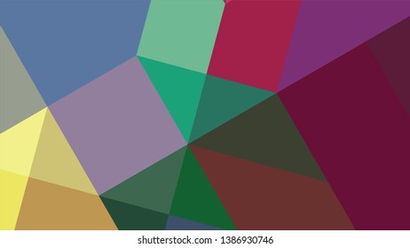 Geometric design. Colorful gradient mosaic background. Geometric triangle, mosaic, abstract background. Mosaic, color background. Mosaic texture. The effect of stained glass. EPS 10 Vector