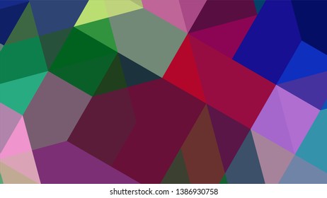 Geometric design. Colorful gradient mosaic background. Geometric triangle, mosaic, abstract background. Mosaic, color background. Mosaic texture. The effect of stained glass. EPS 10 Vector