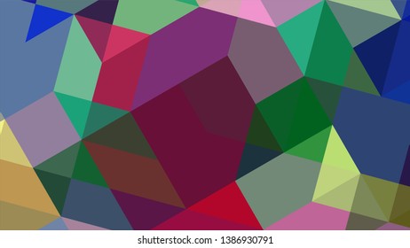Geometric design. Colorful gradient mosaic background. Geometric triangle, mosaic, abstract background. Mosaic, color background. Mosaic texture. The effect of stained glass. EPS 10 Vector